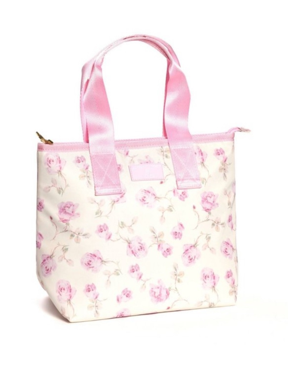 On Hand LoveShackFancy x Target Yoobi ribbon rosa lunch tote